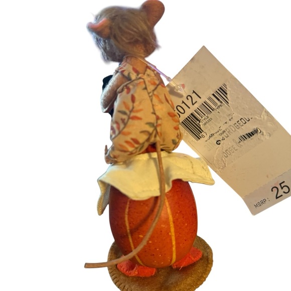 🧡 Annalee 2021 “GOURDgeous Goose & Friend” Mouse Figurine – 3” Fall Collectible - Picture 6 of 8